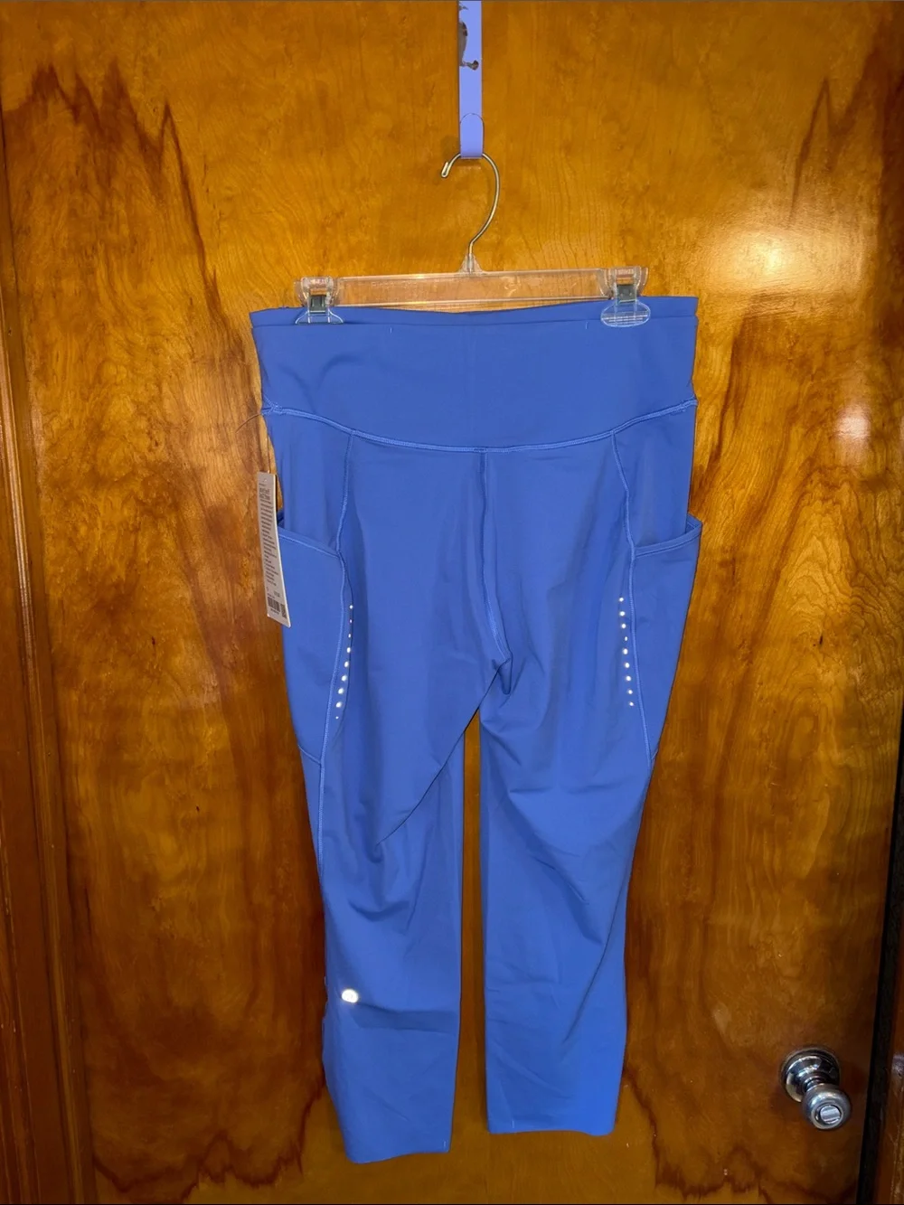Lululemon Fast And Free HR Crop 23” Leggings Pockets Wild IndigoWLIN Size 12 NWT